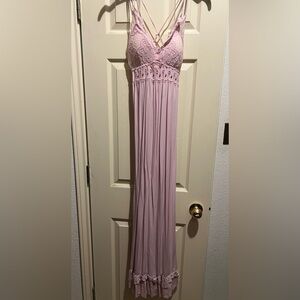 Pink Lily Dress, size small, light pink.